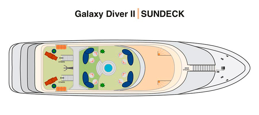 Main Deck And Lower Deck - Galaxy Diver II