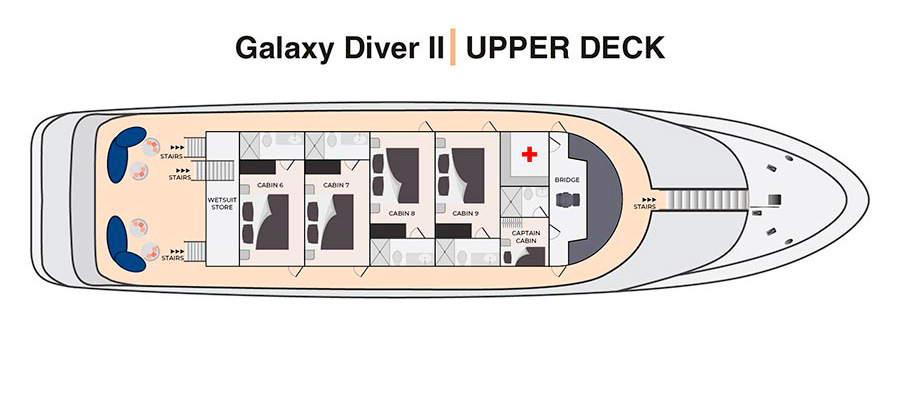 Main Deck And Lower Deck - Galaxy Diver II